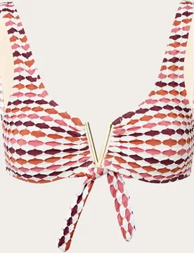 Top de bikini estampado - Laura Vecino - FashionsVida