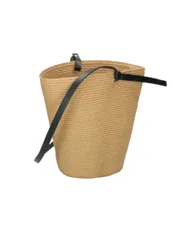 BORSA A SECCHIELLO Donna IN RAFFIA