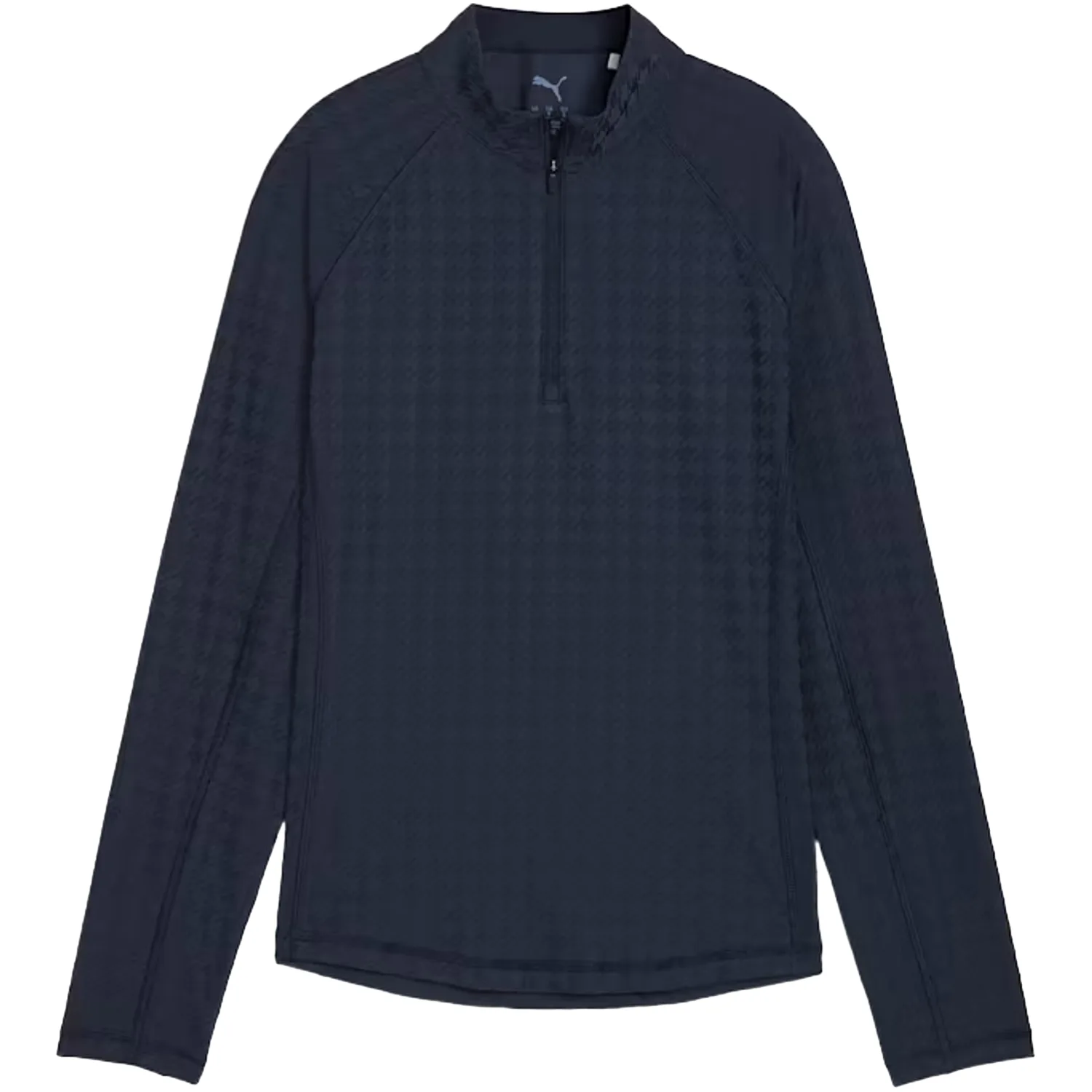Layer Houndstooth 1/4 Zip, navy s - Puma - FashionsVida