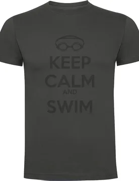 T-shirt à Manches Courtes Keep Calm And Swim - Kruskis - FashionsVida