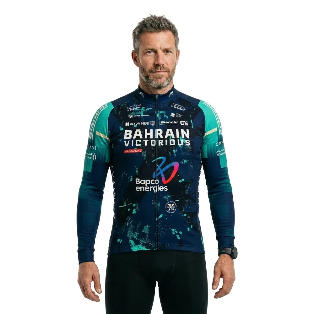 Maillot à Manches Longues Prime Bahrain Victorious - Ale - FashionsVida