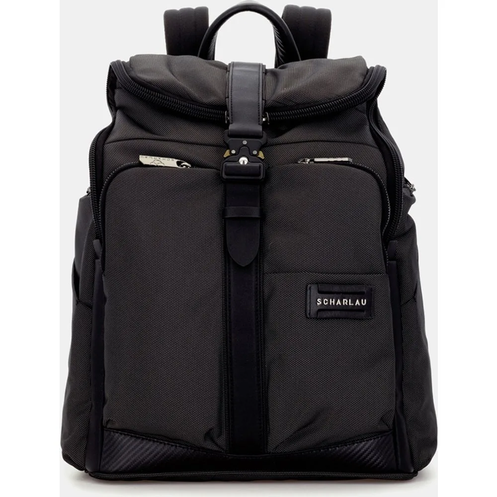 Mochila de hombre en tejido de color - Scharlau - FashionsVida