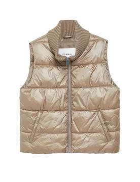 Comma Chaleco acolchado beige 44 - Comma - FashionsVida
