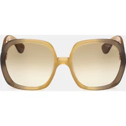 Gafa de sol mujer cuadrada en acetato con lente degradada