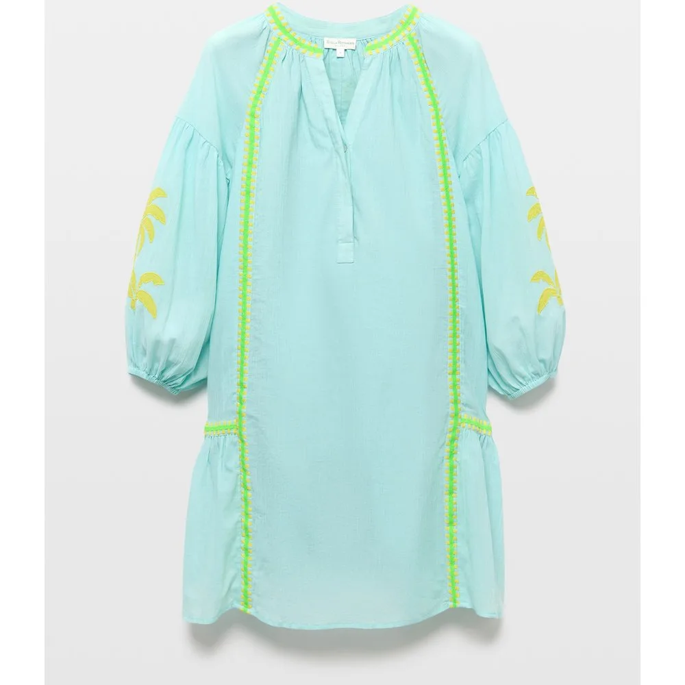 Vestido con bordado - Stella Rittwagen - FashionsVida