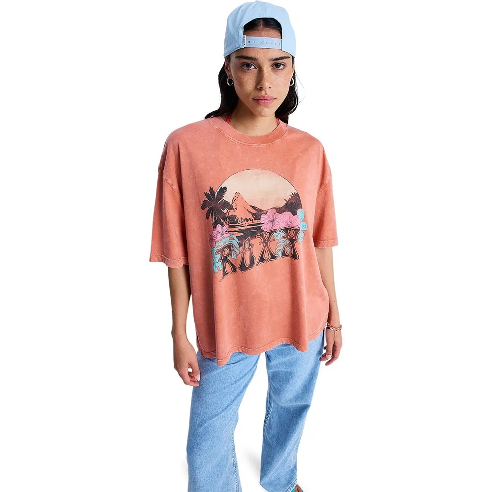 Camiseta de mujer Talloversize Washed - Roxy - FashionsVida