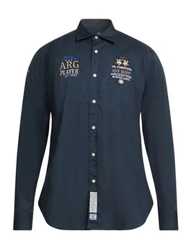 Camisa Hombre Azul marino M Hombre - La martina - FashionsVida