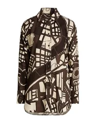 Hemd Damen Schokobraun 34 Damen