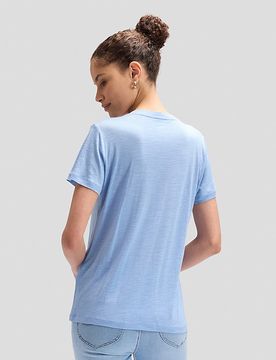 V Neck Regular Tee Halogen Größe L female