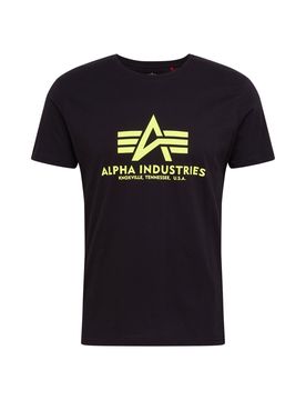 Camiseta 'Basic T Neon Print' /