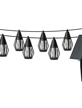 Guirnalda solar con 10 bombillas LED en forma de lágrima - GARZA - FashionsVida