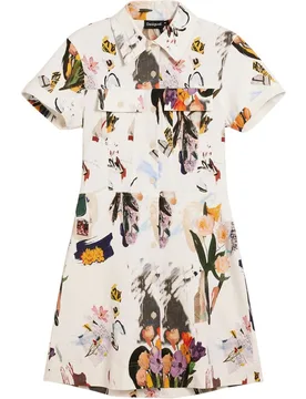 Desigual - Vestido midi collage - Desigual - FashionsVida