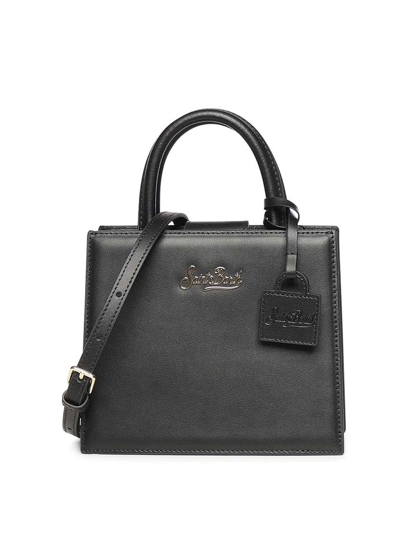 Mini borsa shopper in pelle