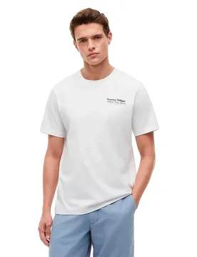 T-shirt à Manches Courtes Mw0mw43210 White L