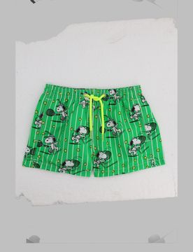 Mini Double Striped Swim Shorts