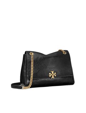 Ledertasche - Schultertasche CHARLIE Medium schwarz damen