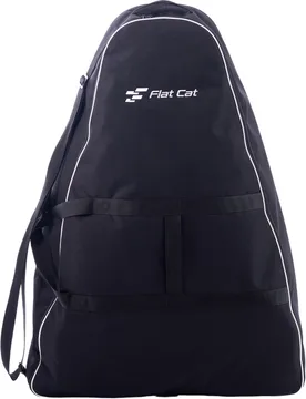 Transporttasche mit Rädern, schwarz - Flat Cat - FashionsVida