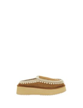 Mules in pelle MARRONE CHIARO 40