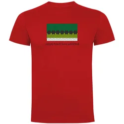 Simply Black Bass Addicted Short Sleeve T-shirt Red 2XL Men