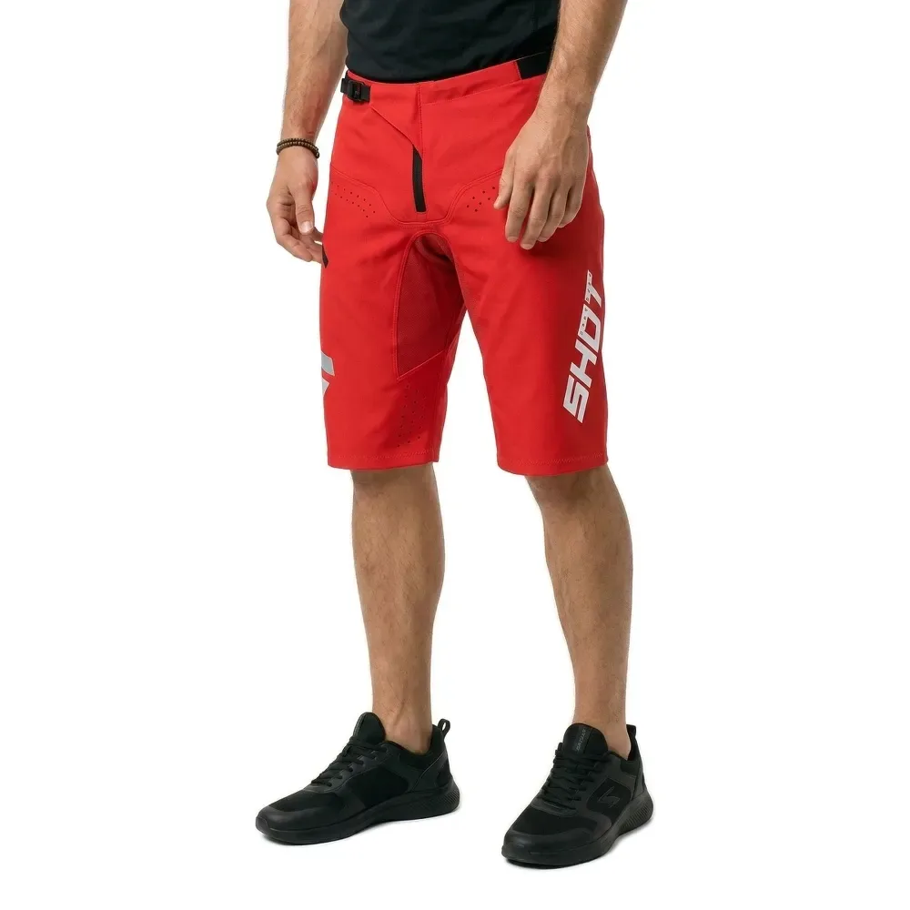 Pantaloni Corti Rogue Revolt Red - Shot - FashionsVida