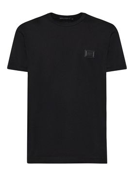 T-shirt in cotone con logo