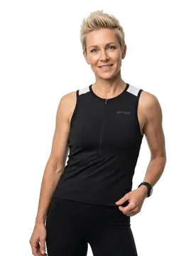 Maglia Da Triathlon Senza Maniche Athlex White