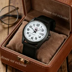 Pieza Reloj de hombre, con pantalla de calendario, reloj de cuarzo digital casual deportivo con esfera redonda, adecuado para uso diario, regalo de cu