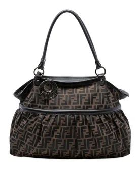 Large Zucca Canvas Chef Shoulder Bag - Fendi - FashionsVida