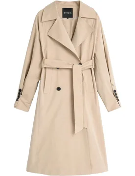 Abrigo de mujer trench removible - Desigual - FashionsVida