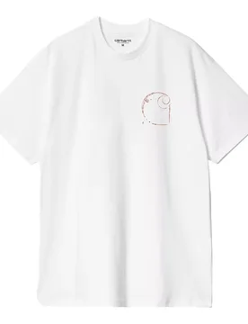 S/S Java T-Shirt - T-Shirt-kurzarm - weiss - Herren - Size: M - Carhartt WIP - FashionsVida