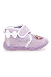 Pantofole lilla con glitter e chiusura a strappo D4310716T 23