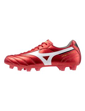 Scarpe da calcio rosse con tacchetti Morelia II Club 45