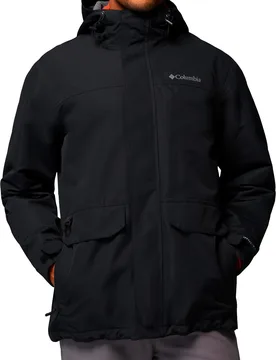 Veste imperméable doublée en sherpa - Landroamer Fleece Lined Jacket Black - Taille S - Noir - Columbia - FashionsVida