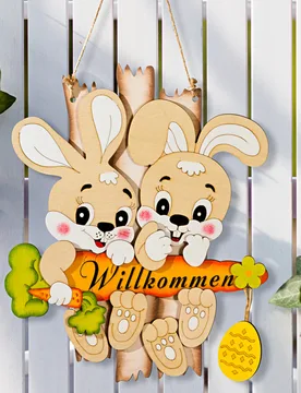 Pagen Osterhänger "Willkommen" - 3Pagen - FashionsVida