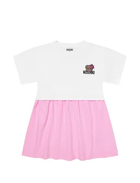 ABITO M/C TULLE TEDDY FIORE - Moschino - FashionsVida
