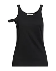 LANEUS Top Damen Schwarz L Damen