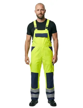 Combinaison Avec Poches Pour Genouillères Safe Compete 07169 Hi-Vis Yellow / Navy 56