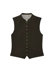 Gilet traditionnel KONSTANTIN vert foncé 46
