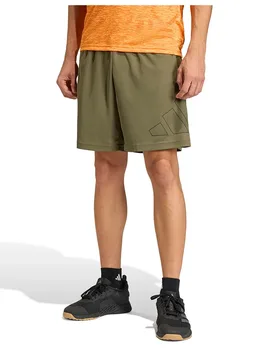 Short Workout Essentials Base Pique Big Logo 7´´ Olive Strata 2XL - Adidas - FashionsVida