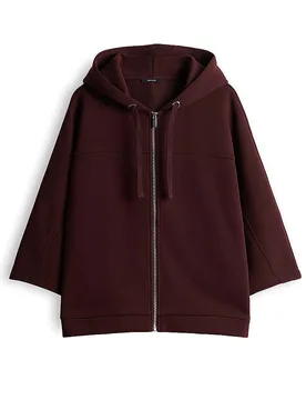 Sweat à capuche - Hoodie GIELA rouge foncé 38 - Opus - FashionsVida