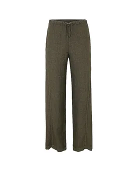 Leinenhose olive 42 damen - Doris Streich - FashionsVida