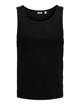 Herren Tank-Tops Schwarz 515146