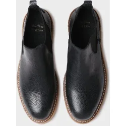 Botines de mujer de piel con elásticos