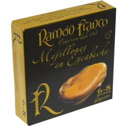 Mejillones de la rías gallegas en escabeche gigantes 6-8 piezas