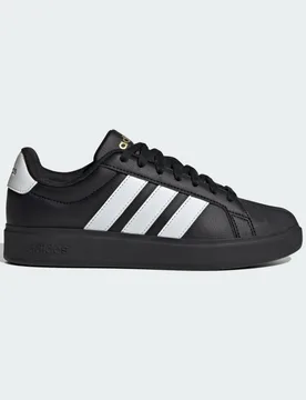 Streettalk 42 Core Black / Cloud White / Gold Metallic - Adidas - FashionsVida