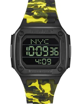 Hyper $hock Unisex'S Multicolour Watch Pwhaa1722 Silicone - One Size - Philipp Plein - FashionsVida