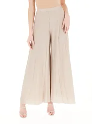 Pantalone a palazzo BEIGE L