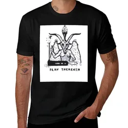 PLAY THEREMIN T-Shirt Stylish Print Short Sleeve Tee