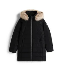 Abrigo acolchado negro XXL