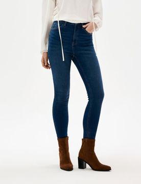 Jeans high waist skinny - blu scuro